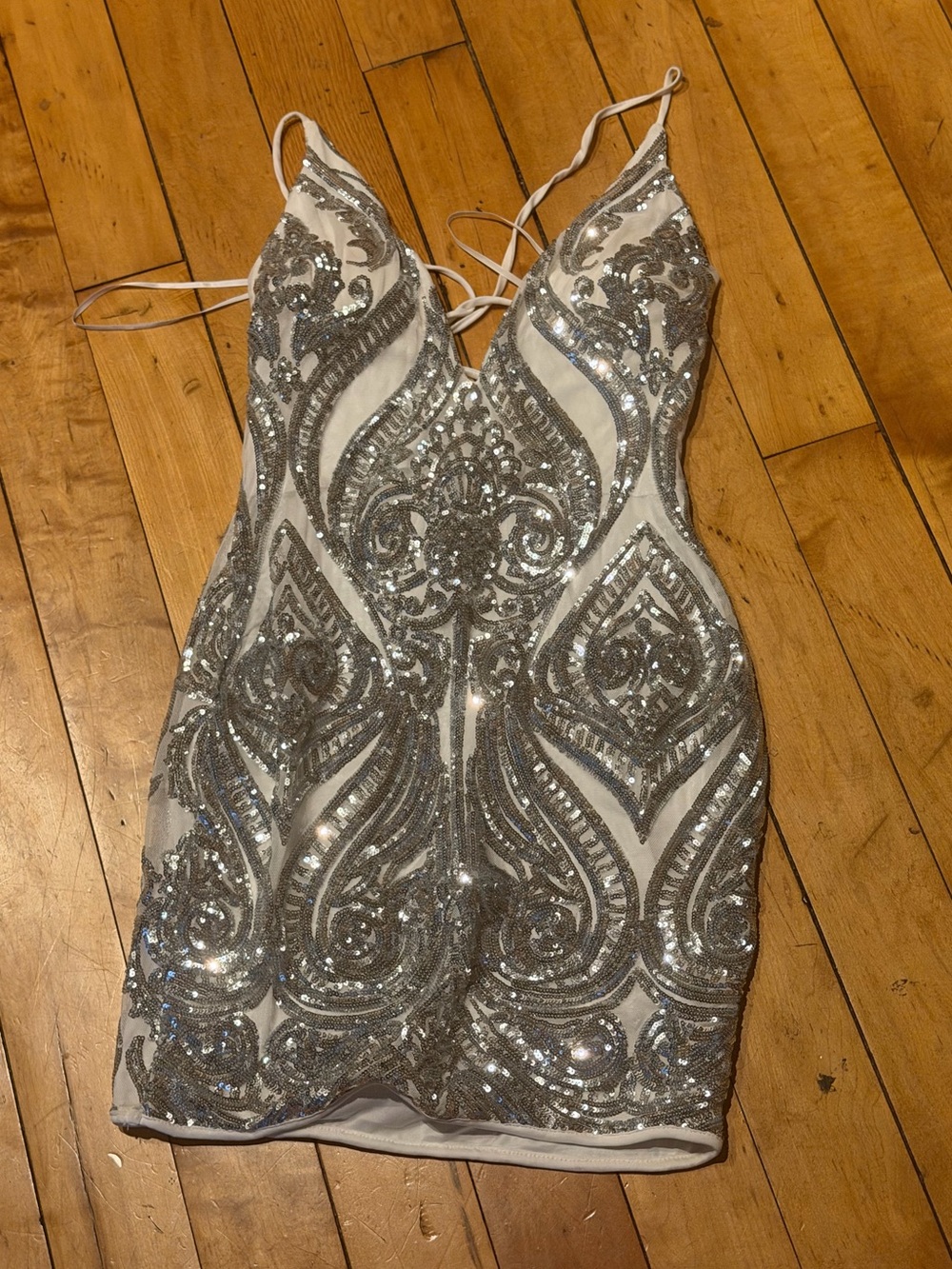✨ Windsor Silver Sequin Mini Dress ✨